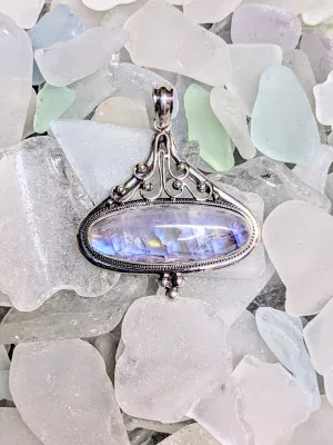 Luminous Moonstone Pendant