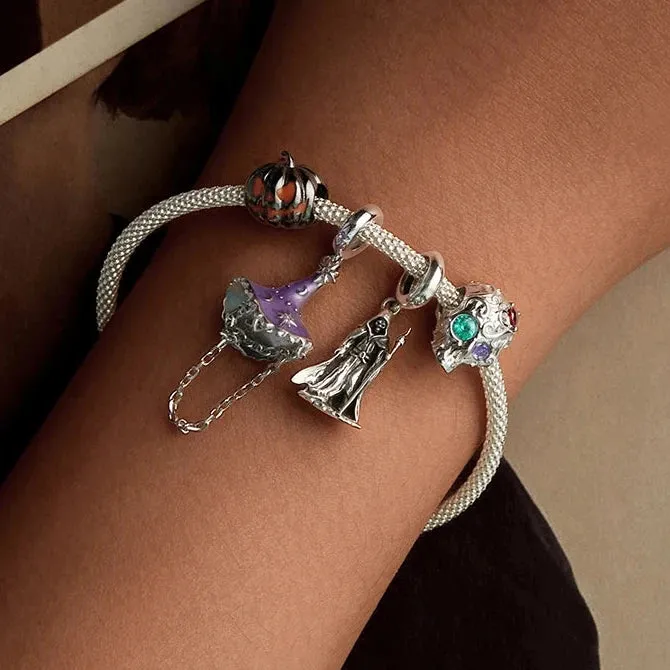 Luminous Purple Witch Hat Charm