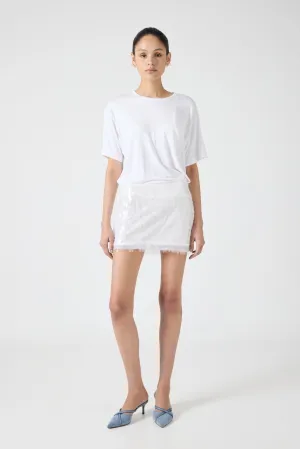 LUMINOUS SKIRT | CREAM