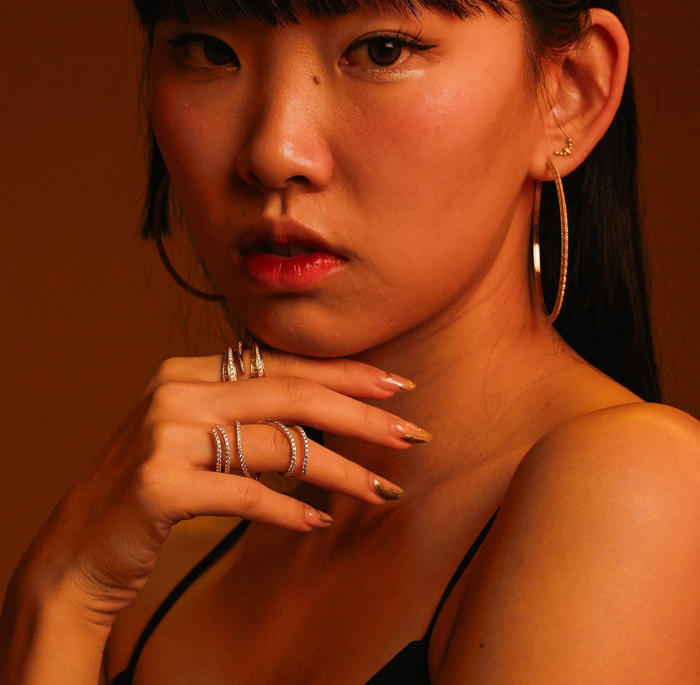 Luminous Spike Earrings
