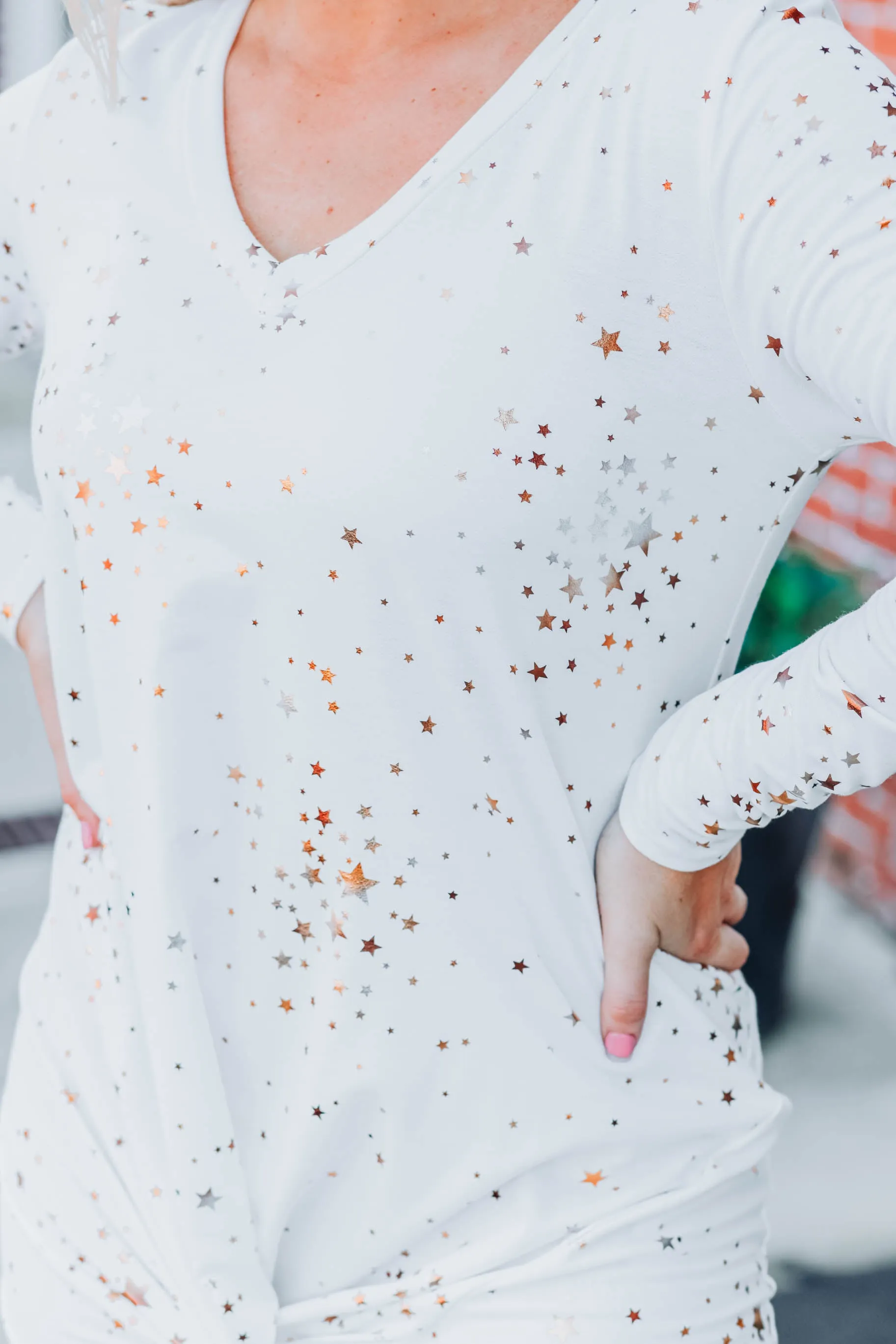 Luminous Star Dress - White