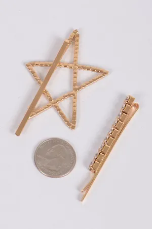 Luminous Star Hair Pin