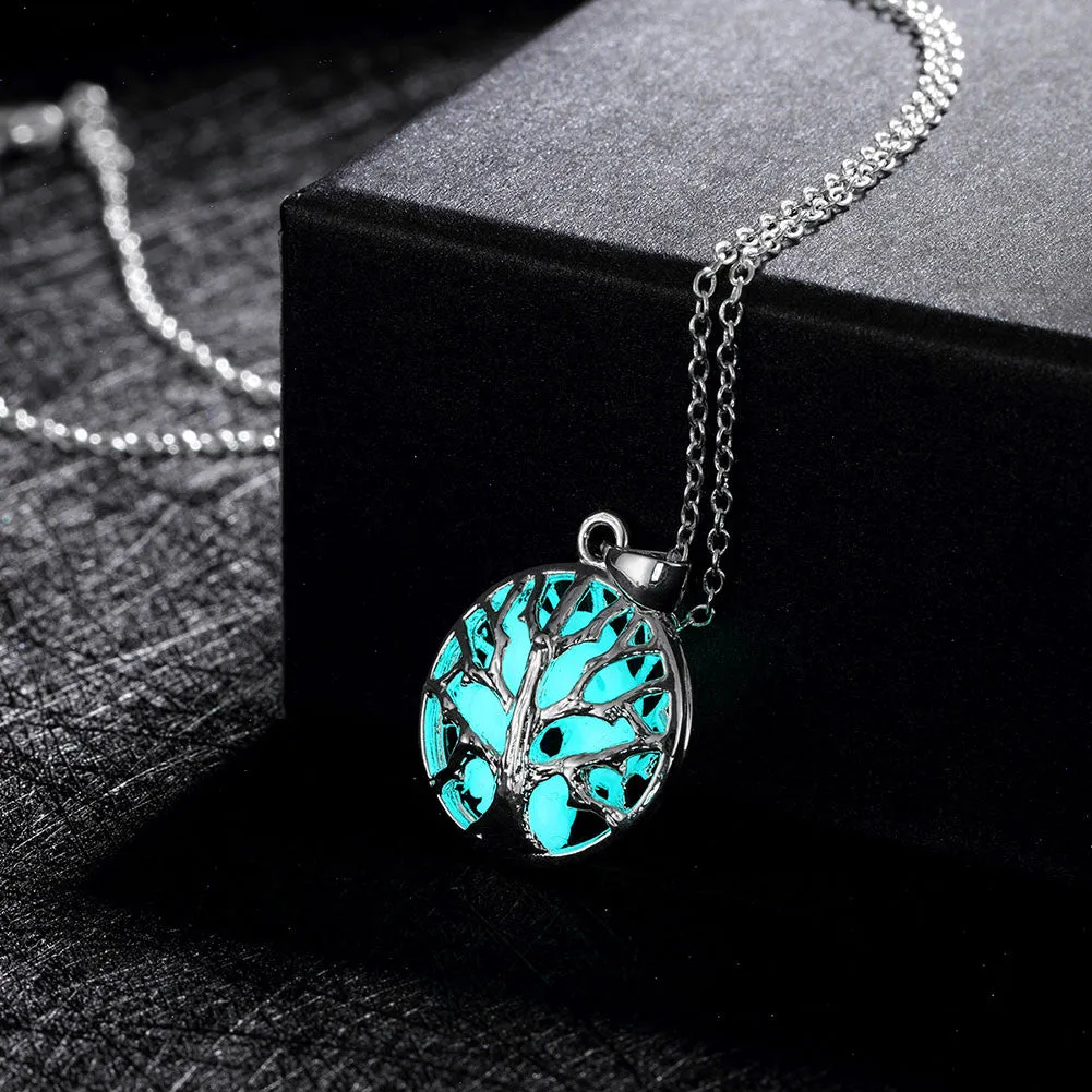 Luminous Tree of Life Beads Necklace