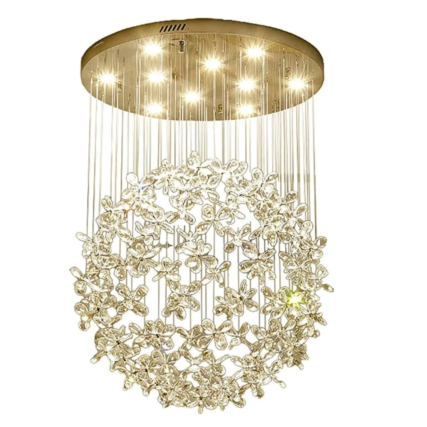 Luxury Crystal Butterfly Ceiling Chandelier