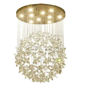 Luxury Crystal Butterfly Ceiling Chandelier