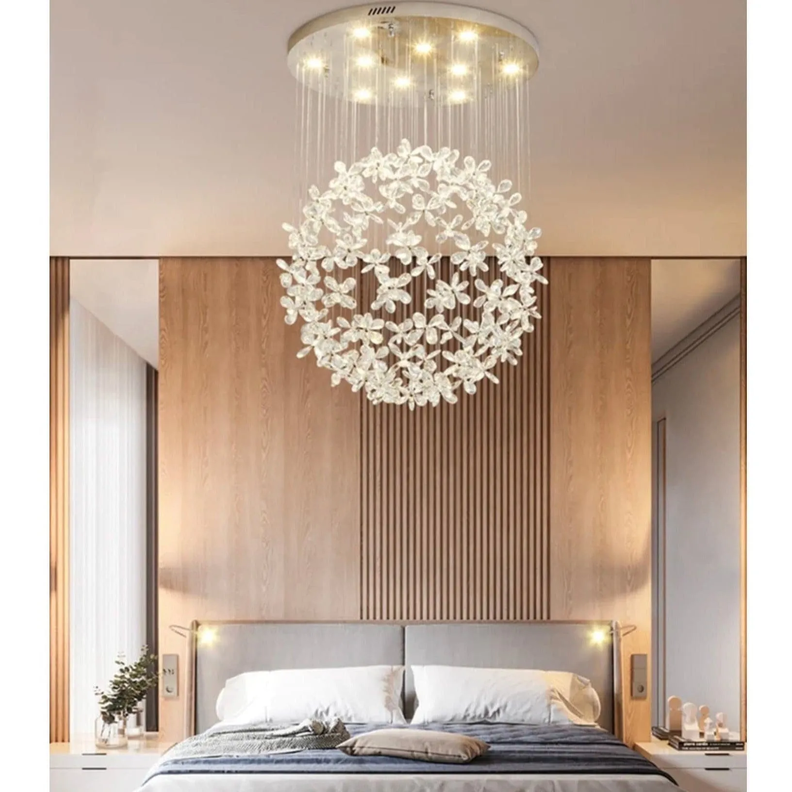 Luxury Crystal Butterfly Ceiling Chandelier