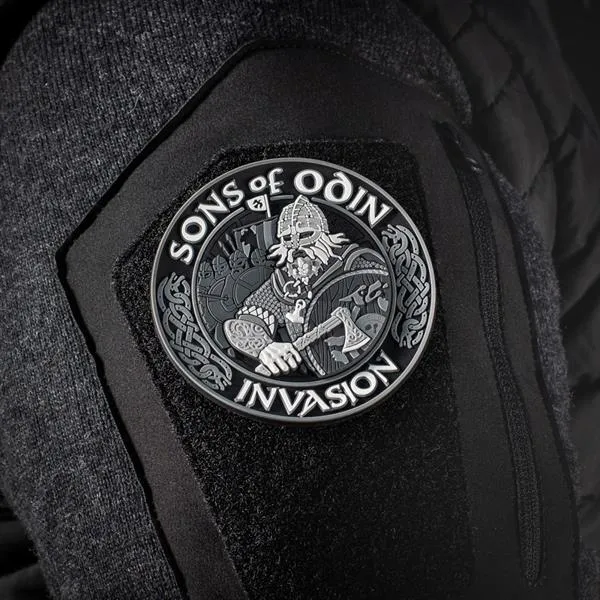 M-Tac patch Sons of Odin 3D PVC black/red