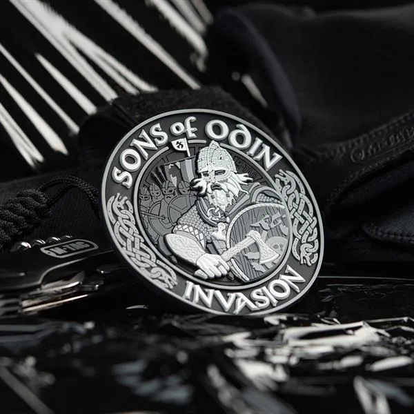 M-Tac patch Sons of Odin 3D PVC black/red