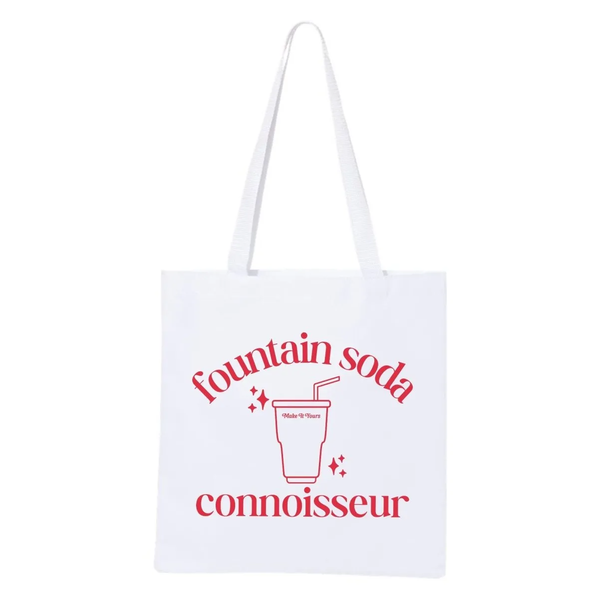 Make It Yours™ 'Fountain Soda Connoisseur' Tote Bag