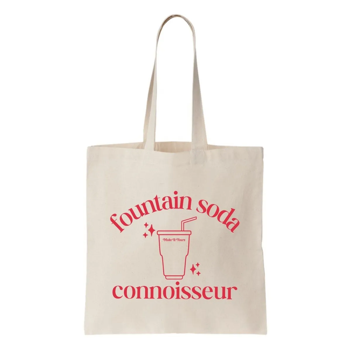 Make It Yours™ 'Fountain Soda Connoisseur' Tote Bag