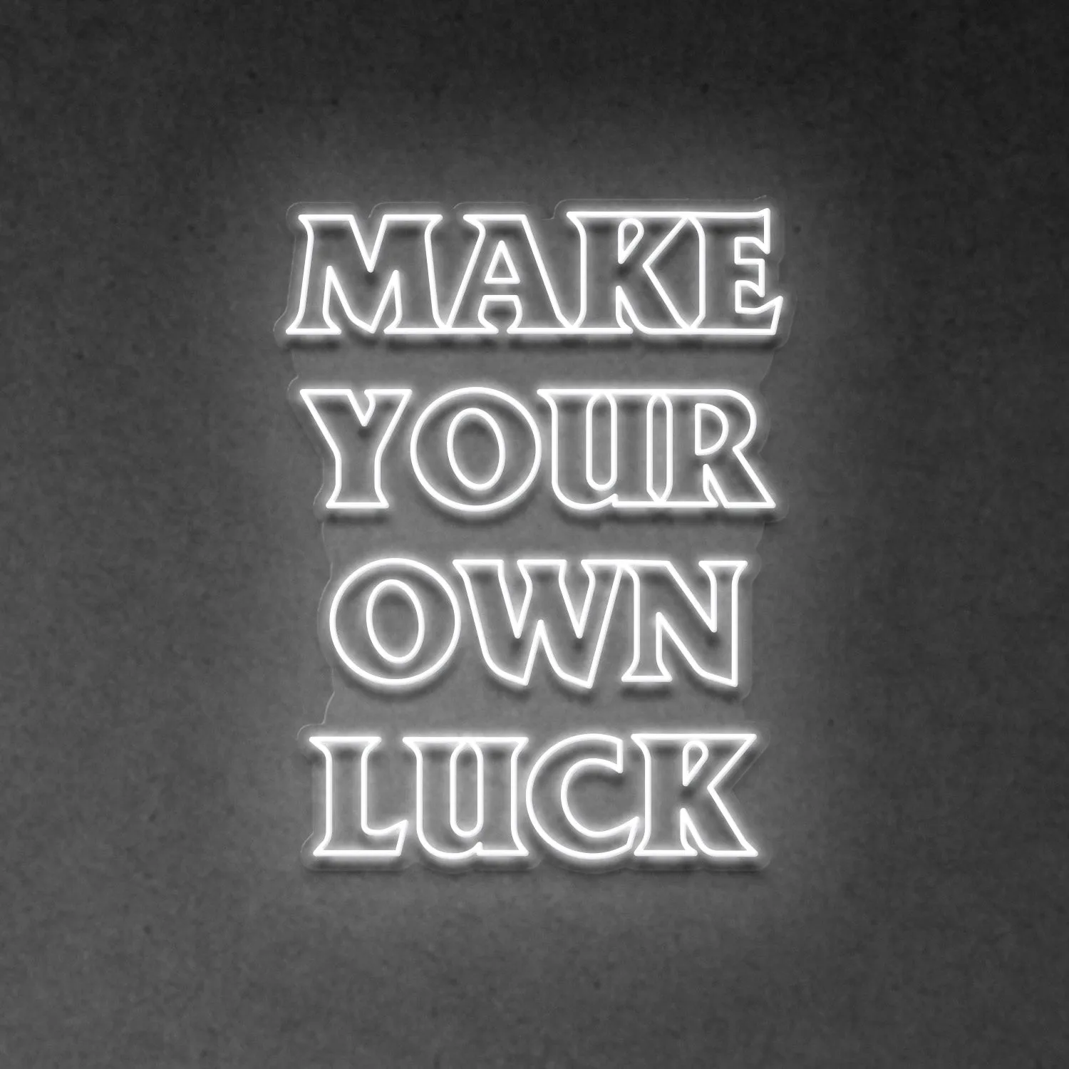 Make Your Own Luck x Neon Icons
