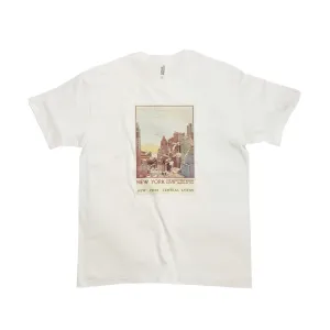 Manhattan Vintage Poster White Tee