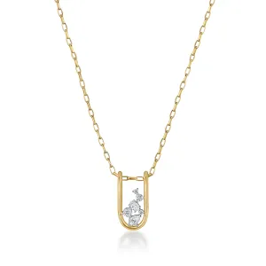 Mara Large Folded Link Pendant