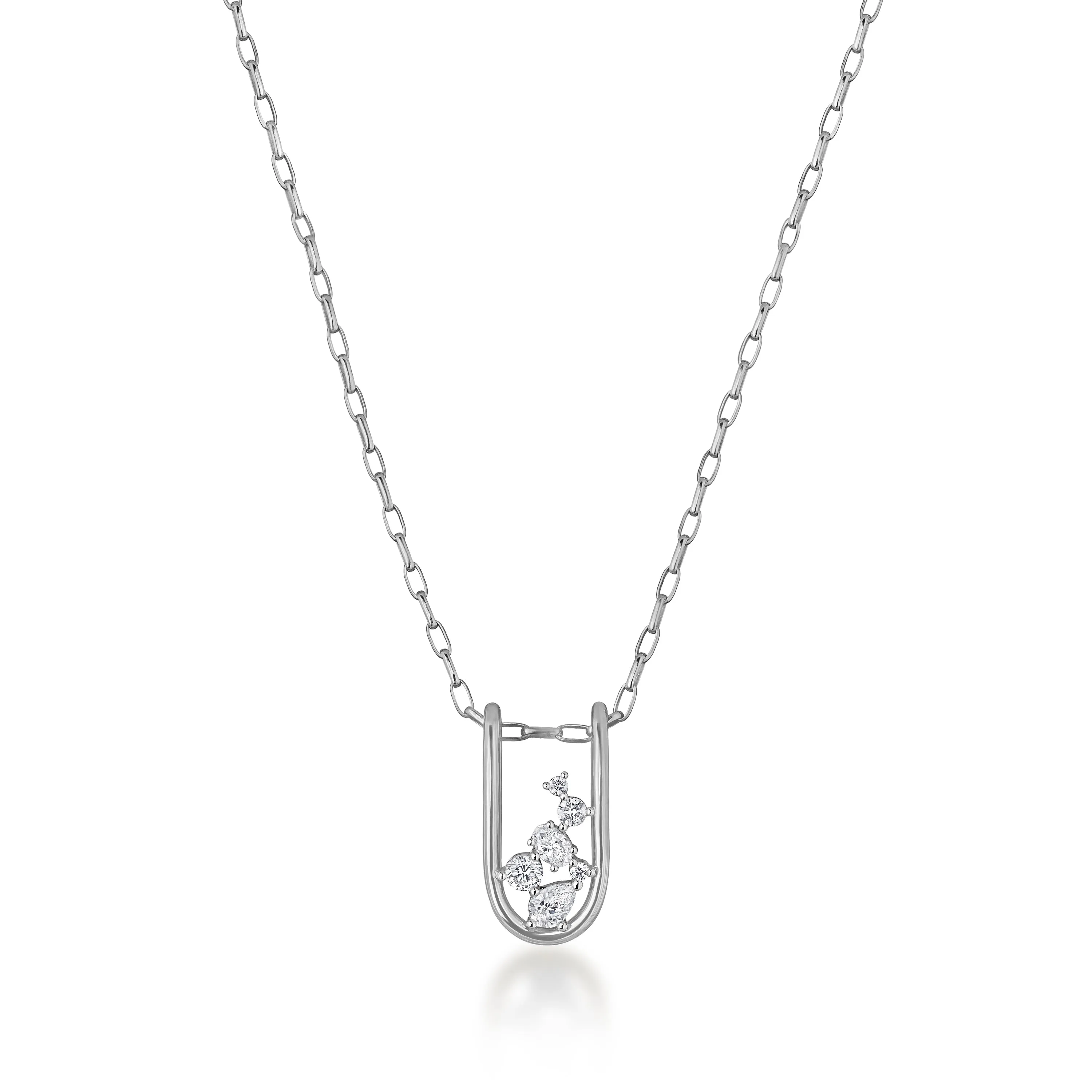 Mara Large Folded Link Pendant