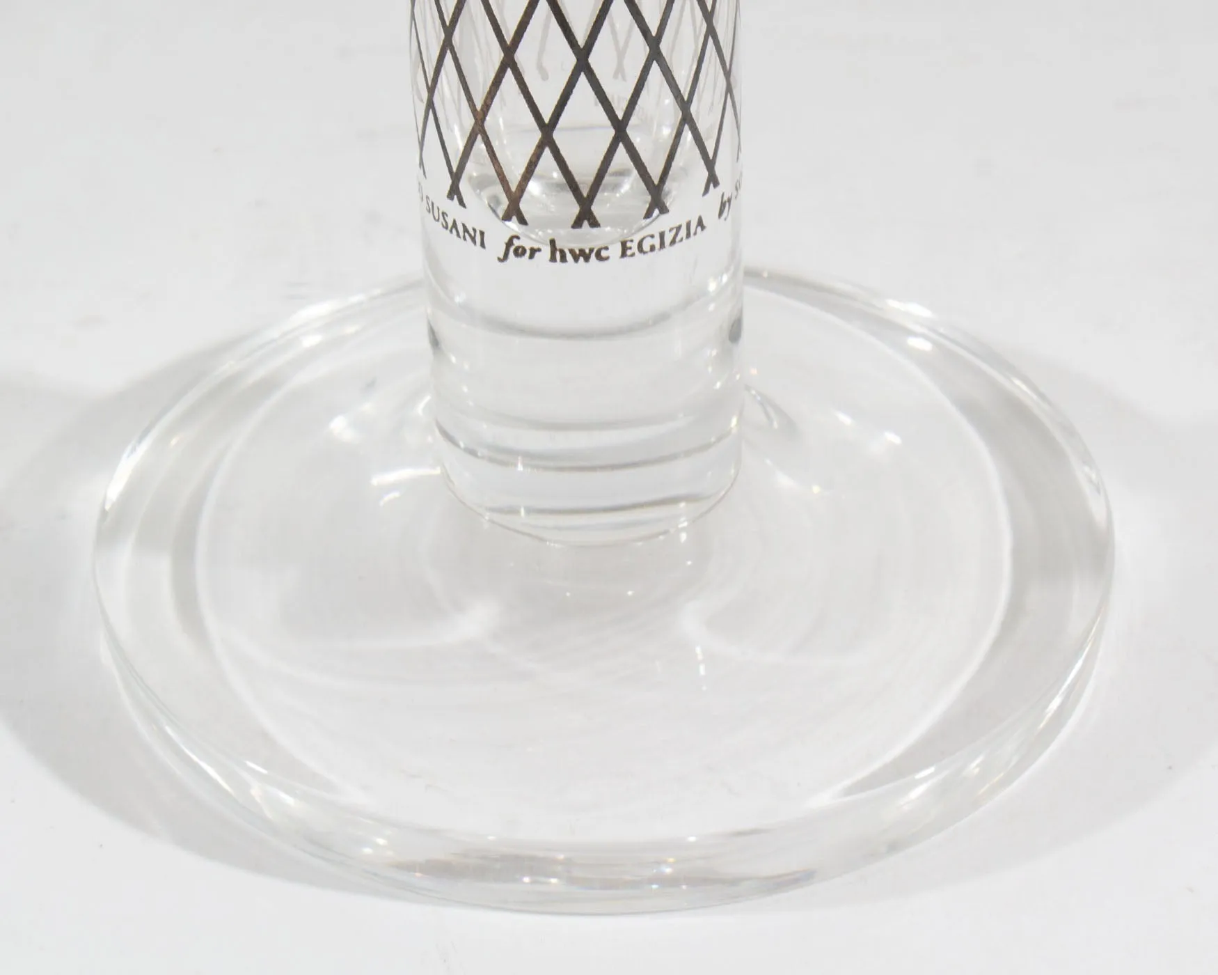 Marco Susani Sottsass Associates HWC Egizia Glass Overlay Vase