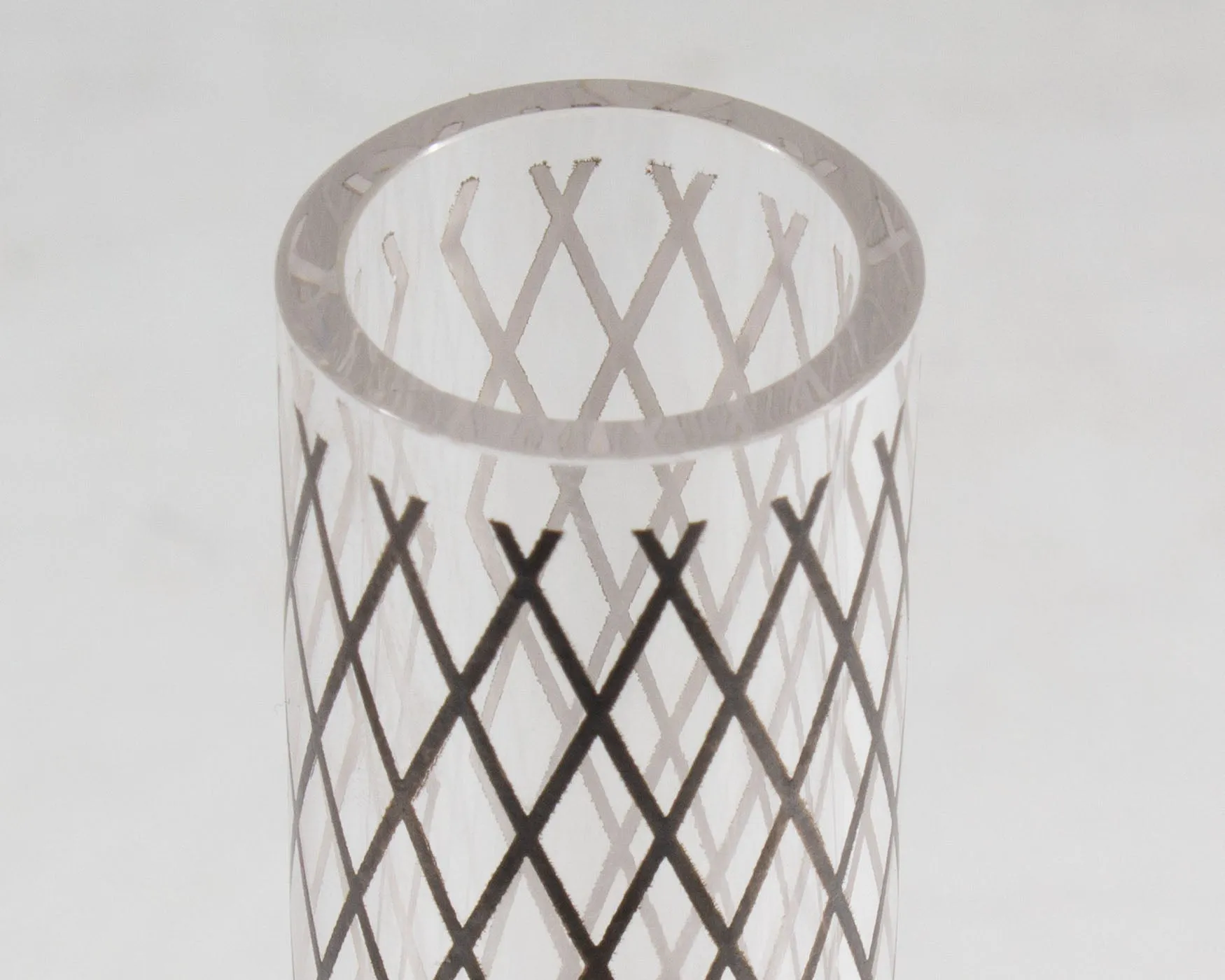 Marco Susani Sottsass Associates HWC Egizia Glass Overlay Vase