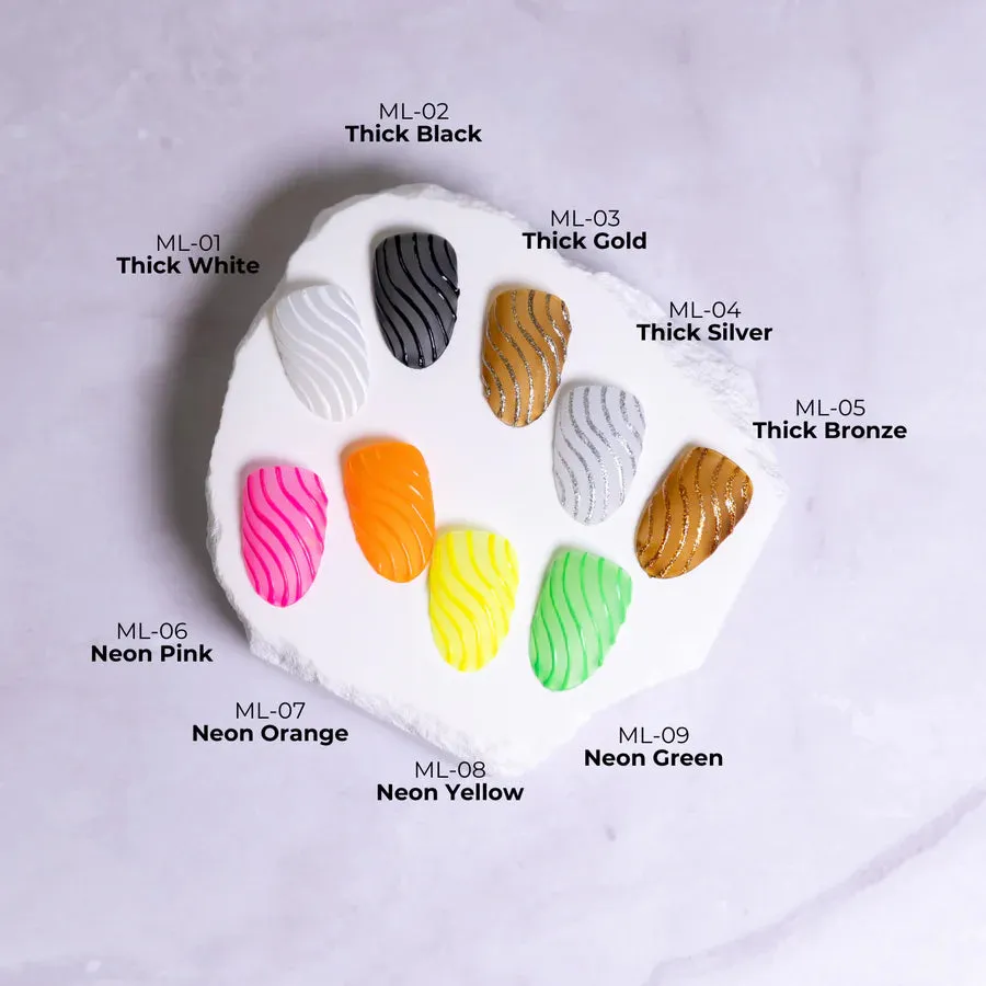 Markers Line Non Wipe Color Gel Pot