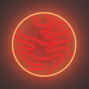 Mars - LED neon sign