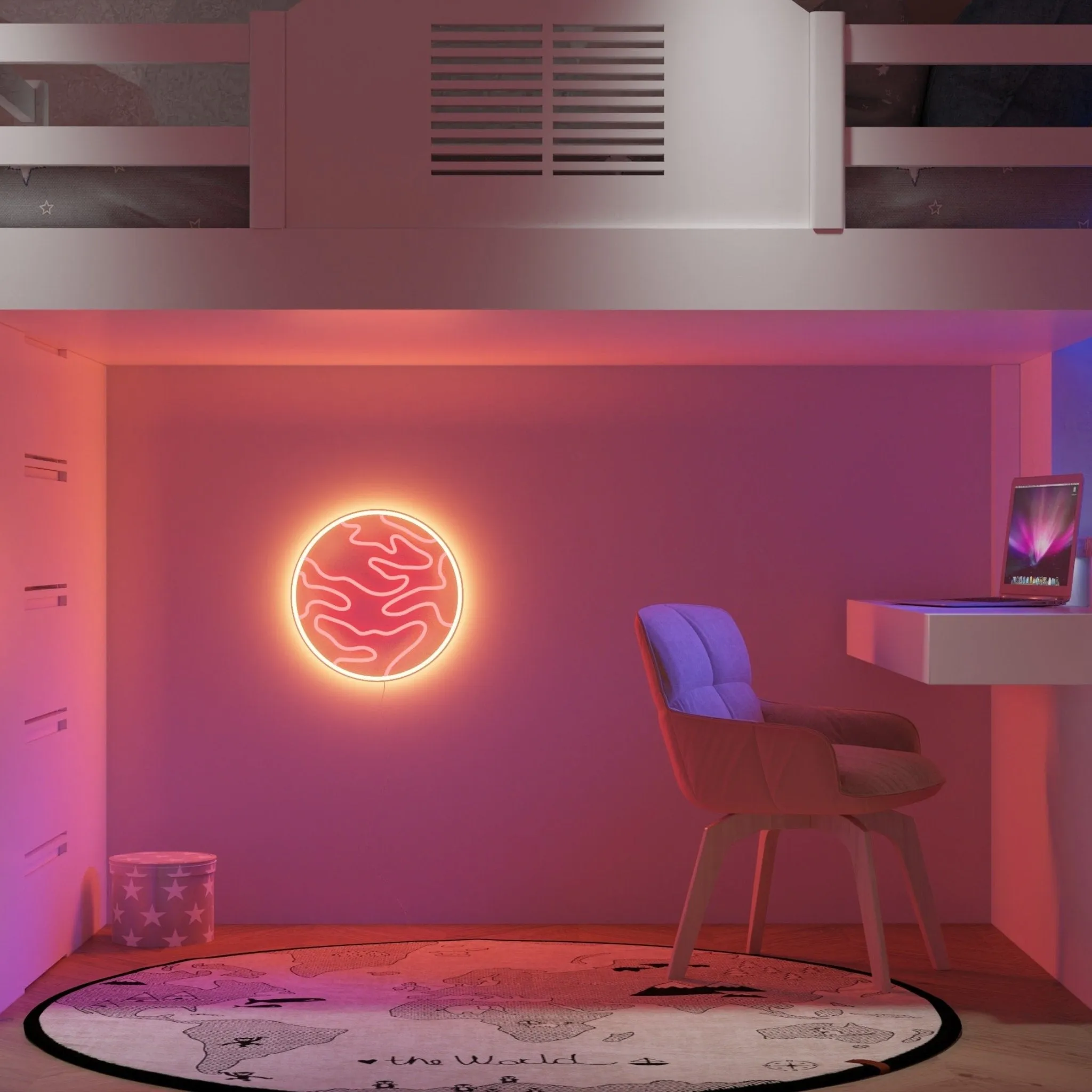 Mars - LED neon sign