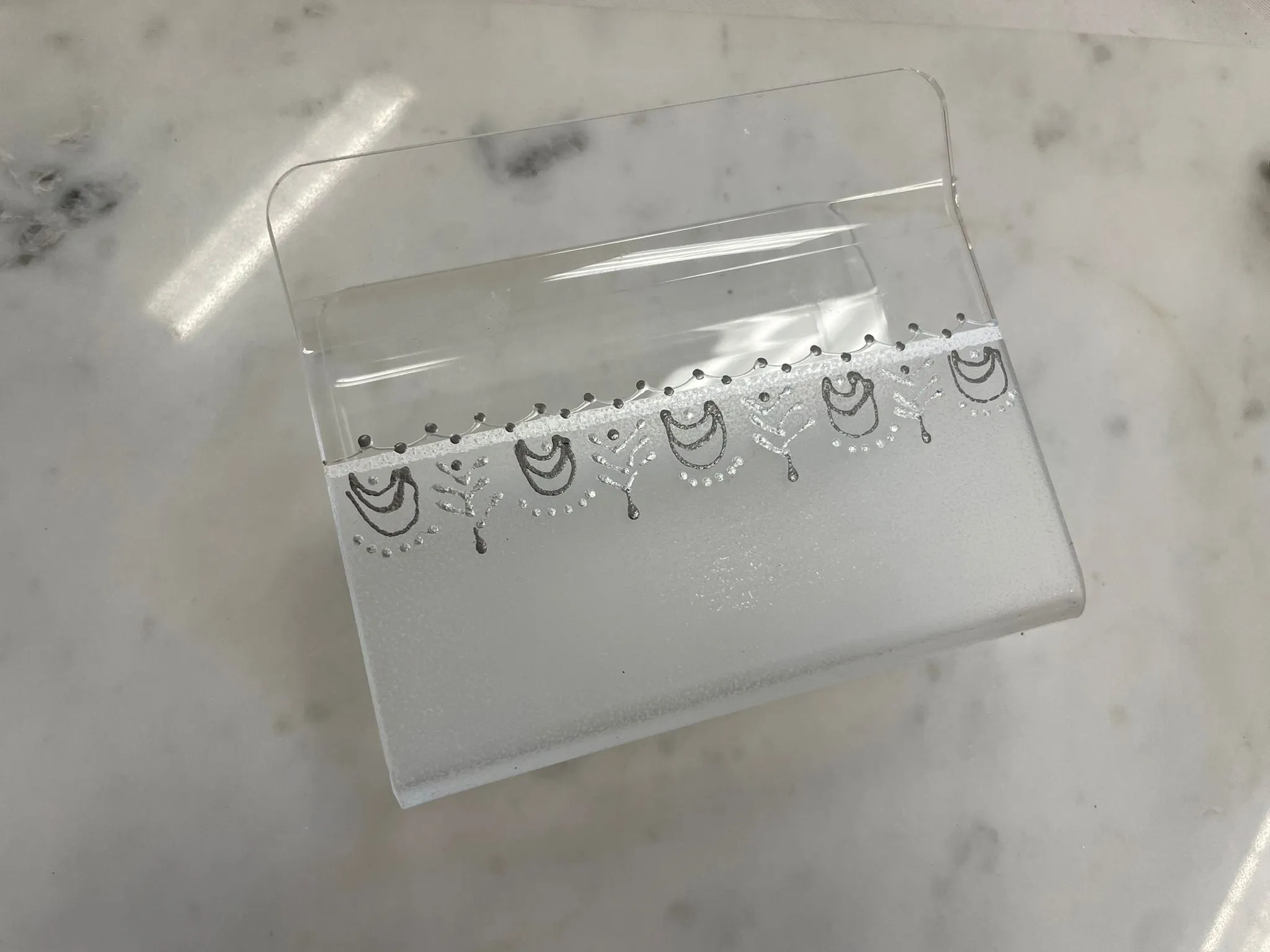 Matte Clear Napkin Holder