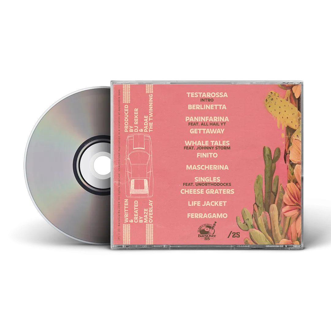 Maze Overlay - 84 Testarossa (Jewel Case CD)