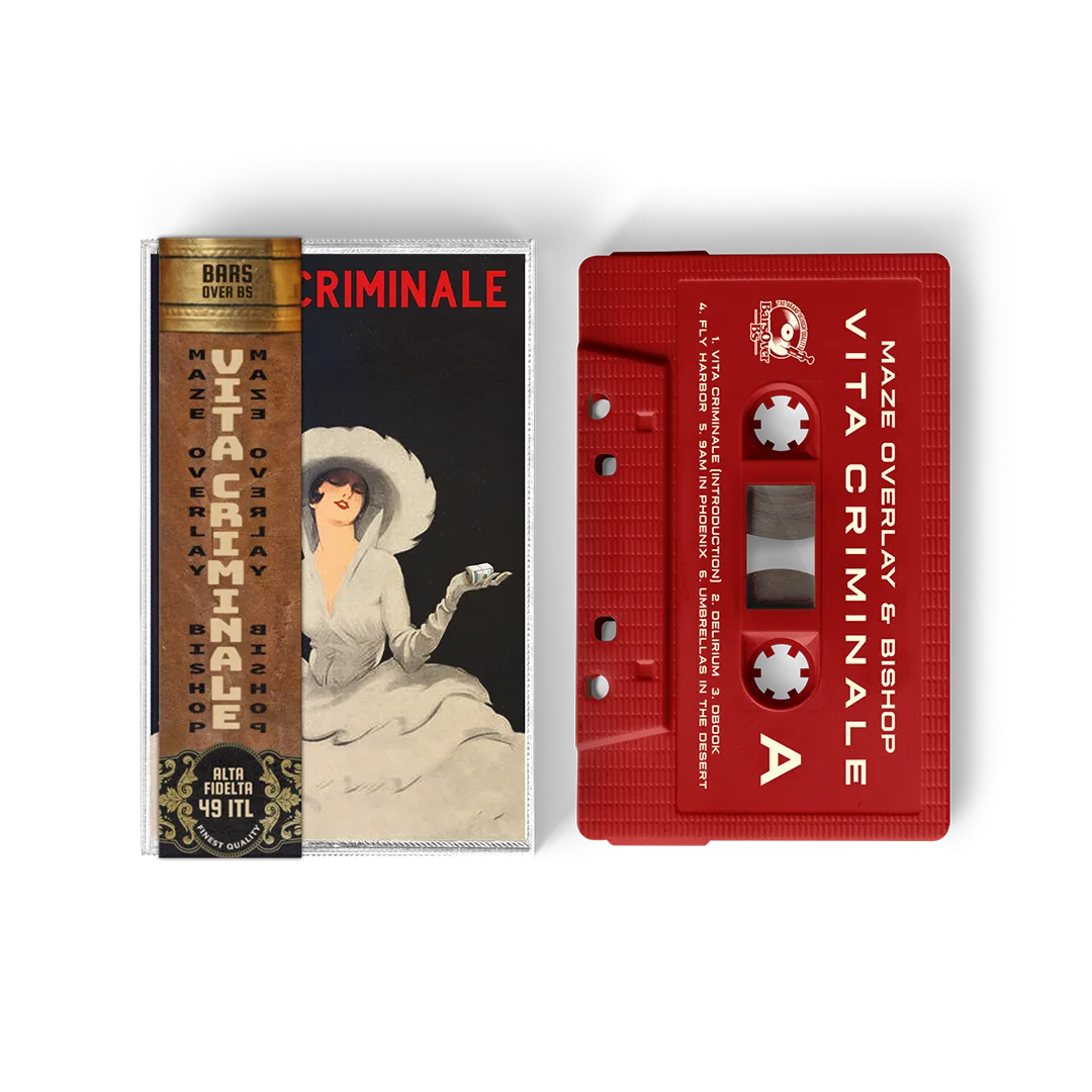 Maze Overlay - Vita Criminale Cassette Tape With Cigar Obi Strip