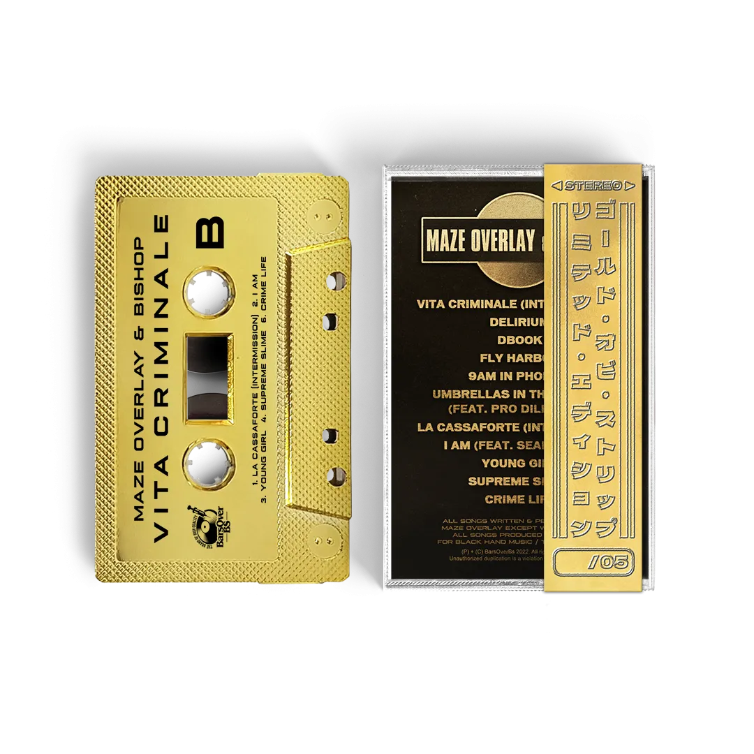 Maze Overlay - Vita Criminale (Retro Gold Tape) (ONE PER PERSON) (ONLY 5)