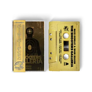 Maze Overlay x Wahr Season - Shooters Galleria (GOLD BarsOverBS Cassette Tape With Obi Strip)(One Per Customer)