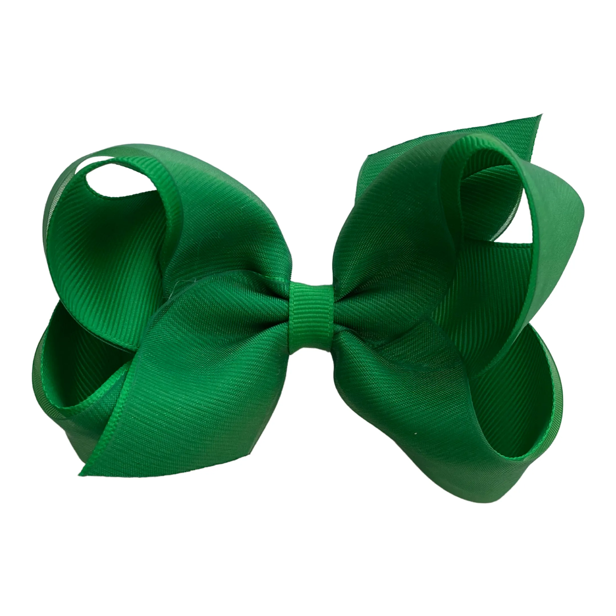 Medium Overlay Grosgrain Bow on Clippie (55  Colors)