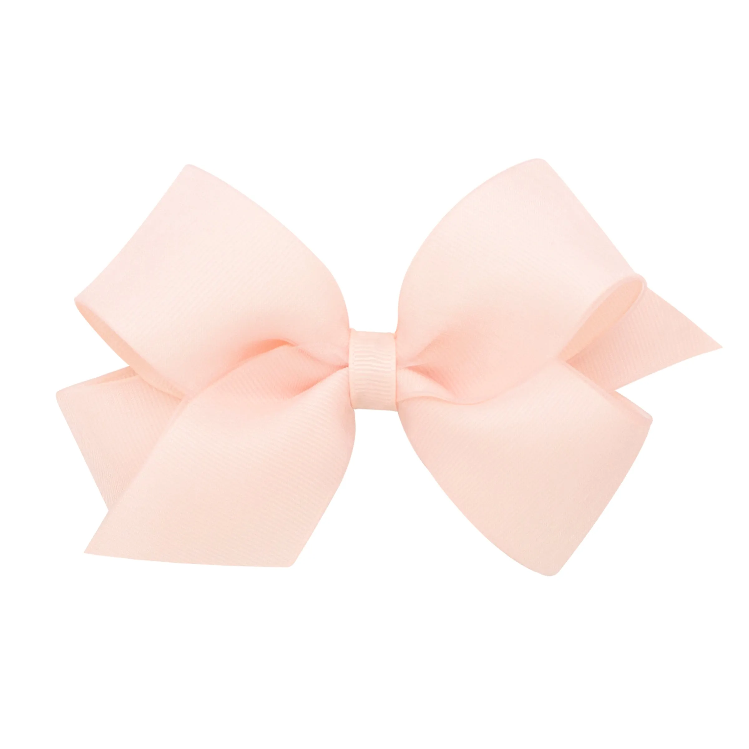 Medium Overlay Grosgrain Bow on Clippie (55  Colors)