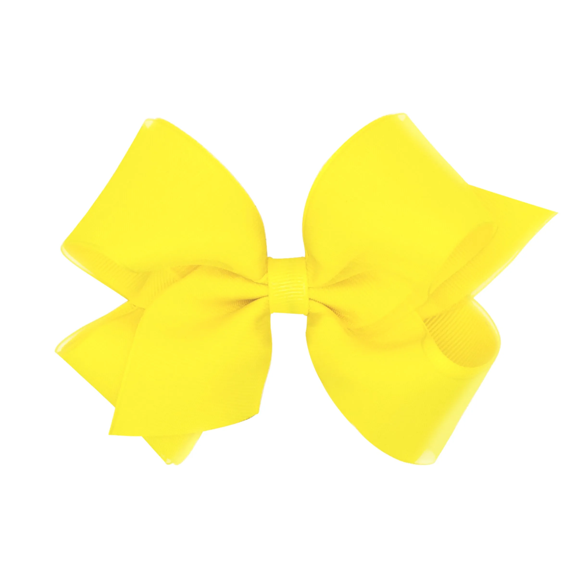 Medium Overlay Grosgrain Bow on Clippie (55  Colors)