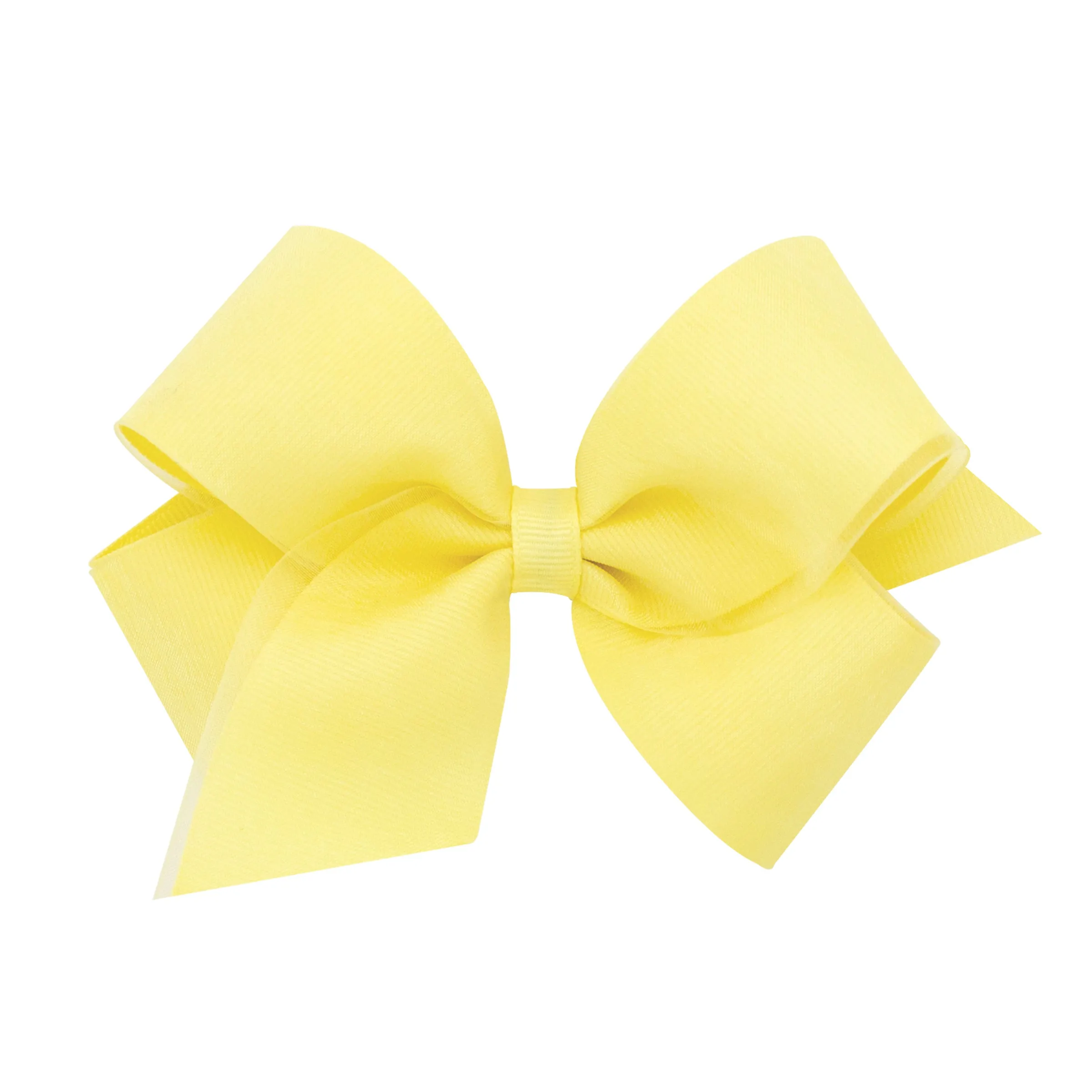 Medium Overlay Grosgrain Bow on Clippie (55  Colors)