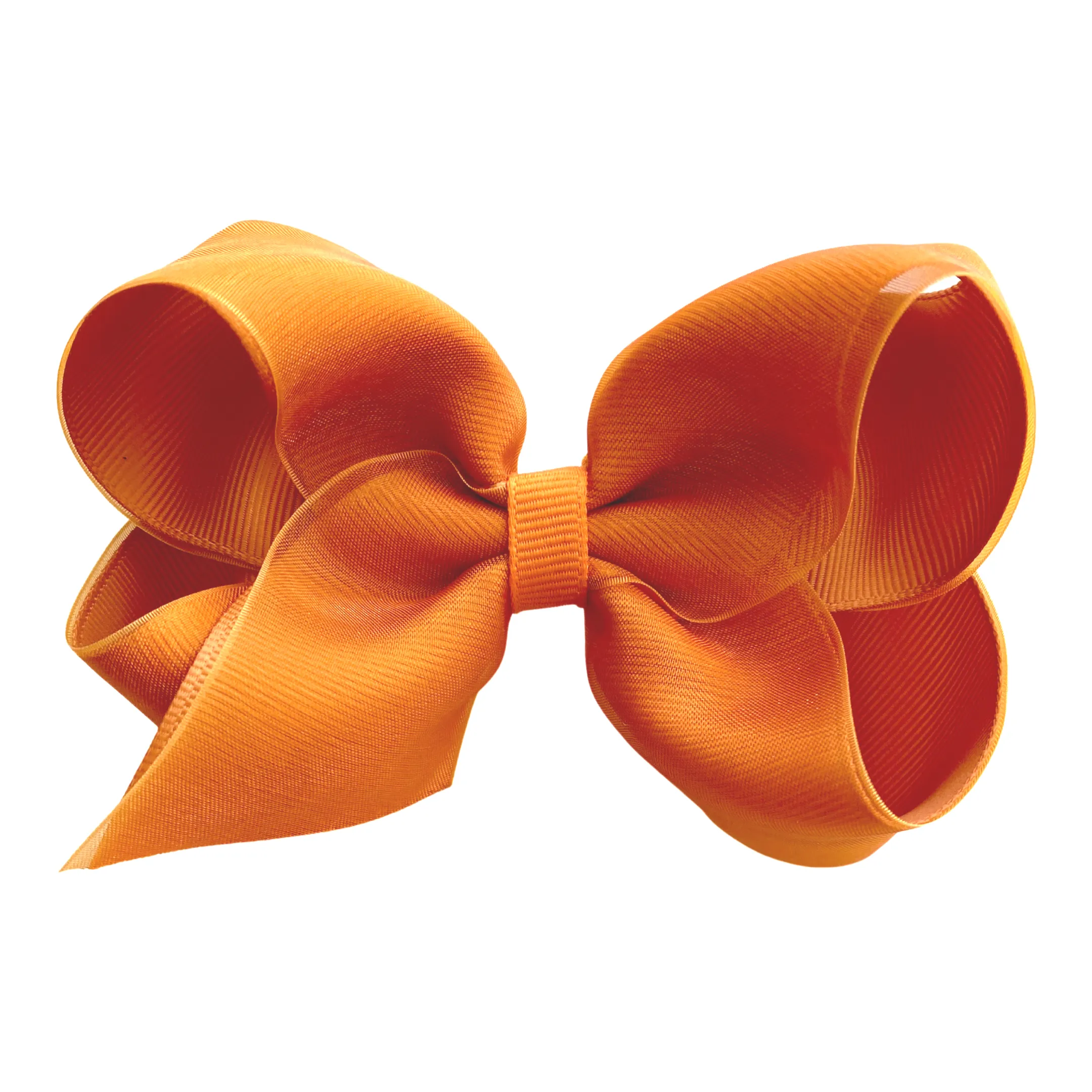 Medium Overlay Grosgrain Bow on Clippie (55  Colors)