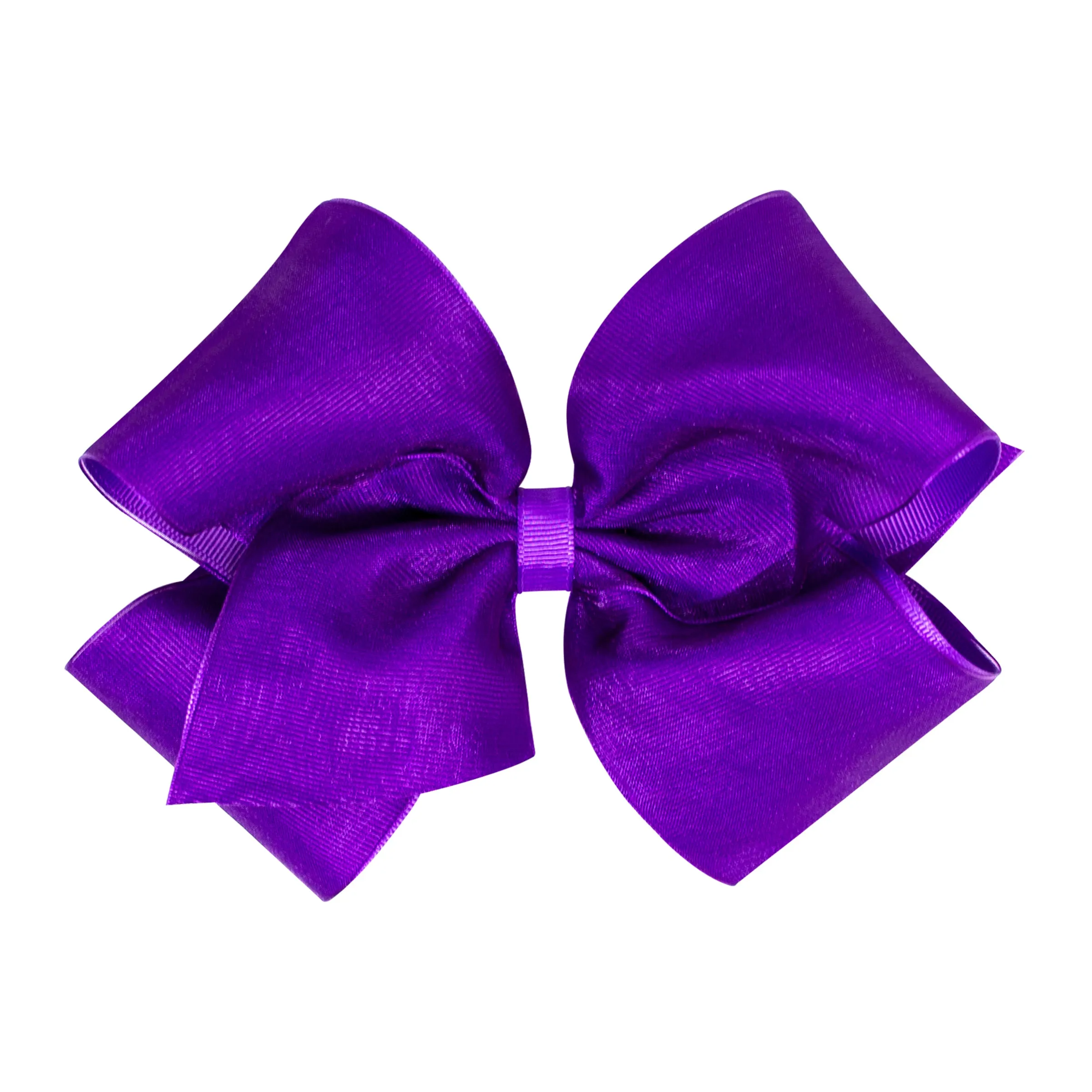 Medium Overlay Grosgrain Bow on Clippie (55  Colors)