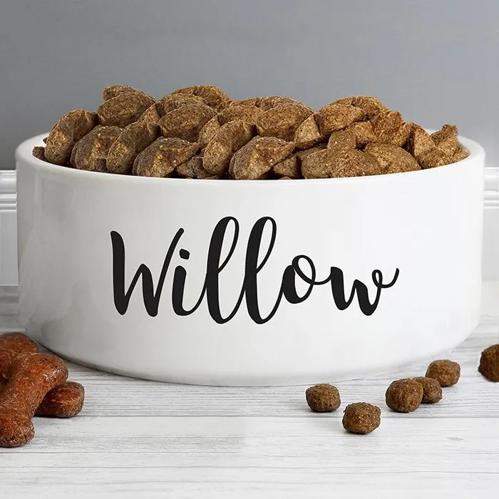 Medium pet bowl personalised - 14cm