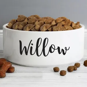 Medium pet bowl personalised - 14cm