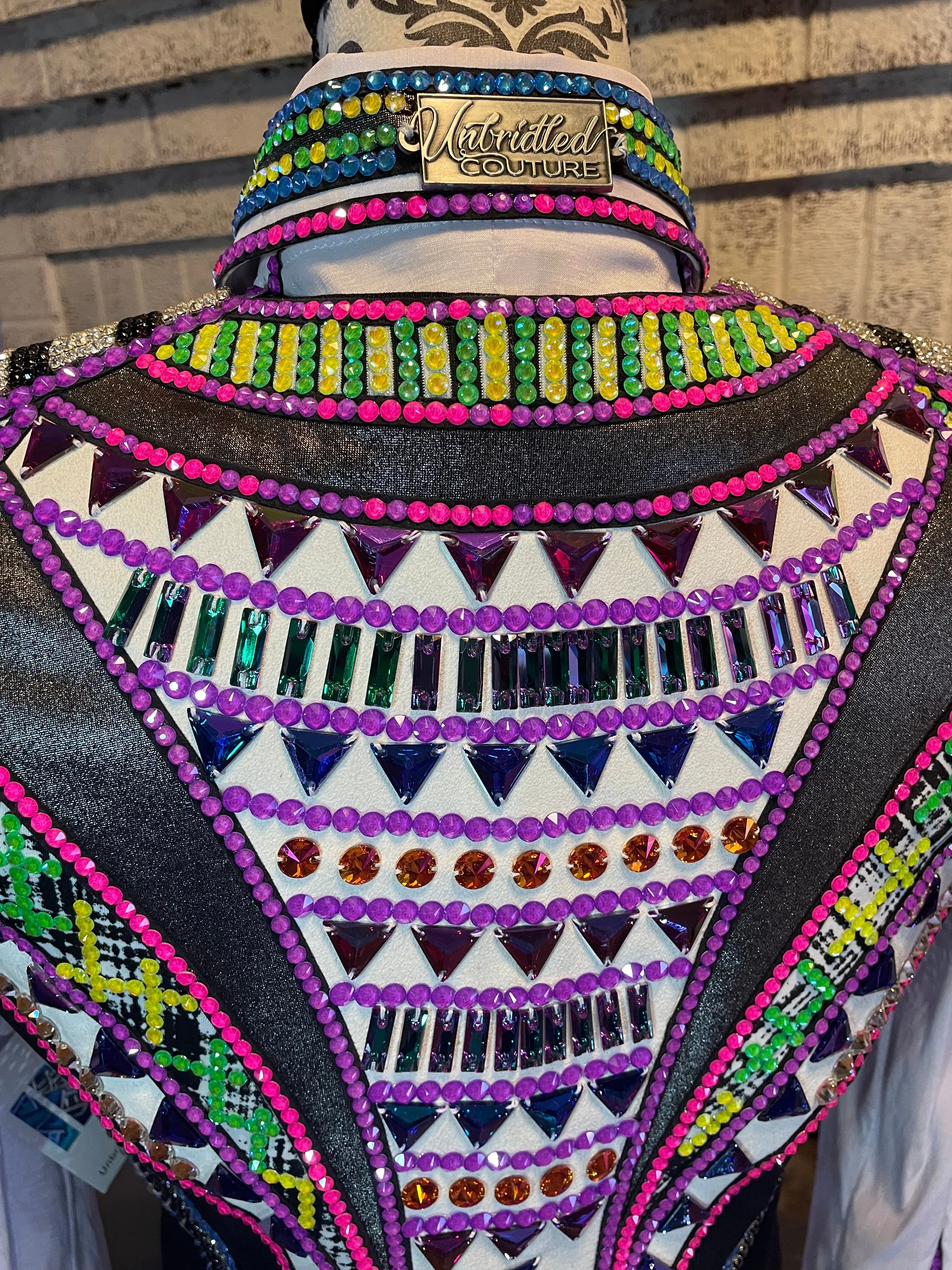 Medium Unbridled Couture vest set