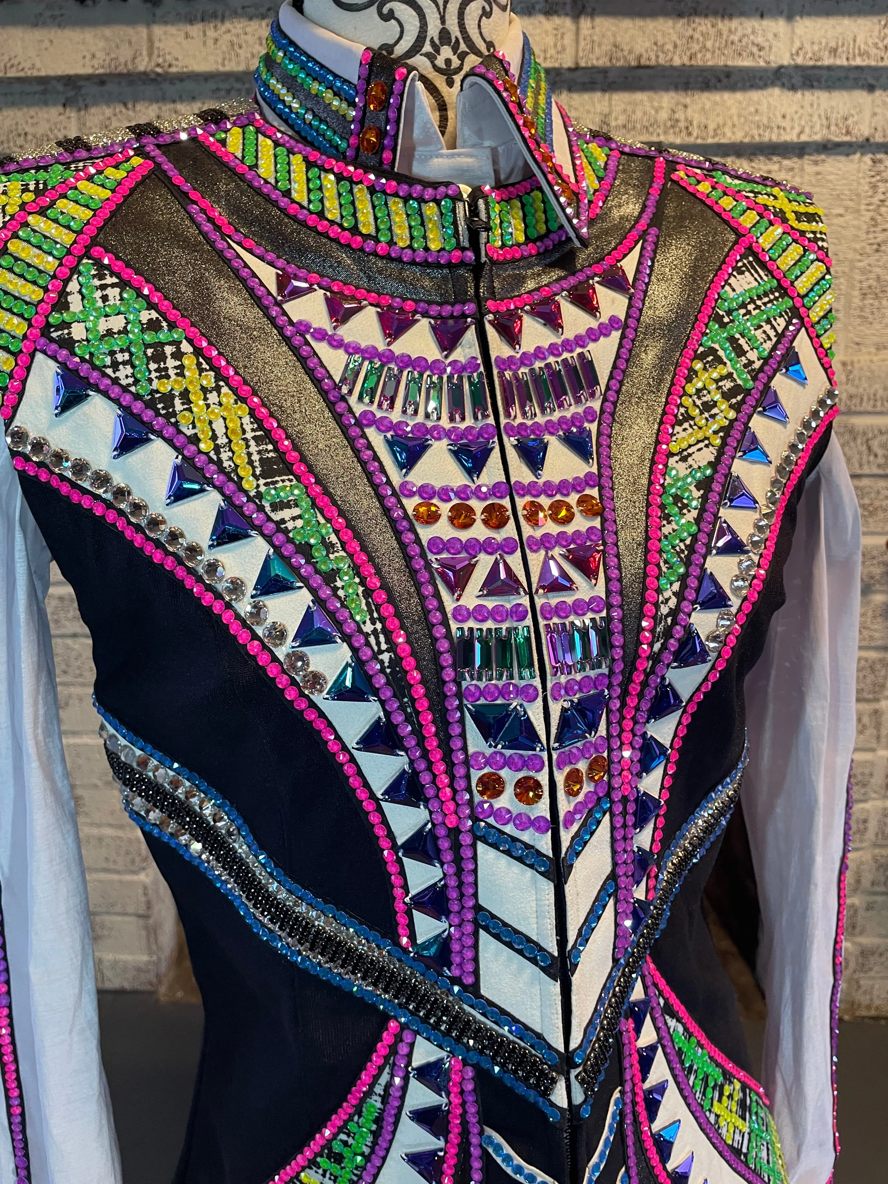Medium Unbridled Couture vest set