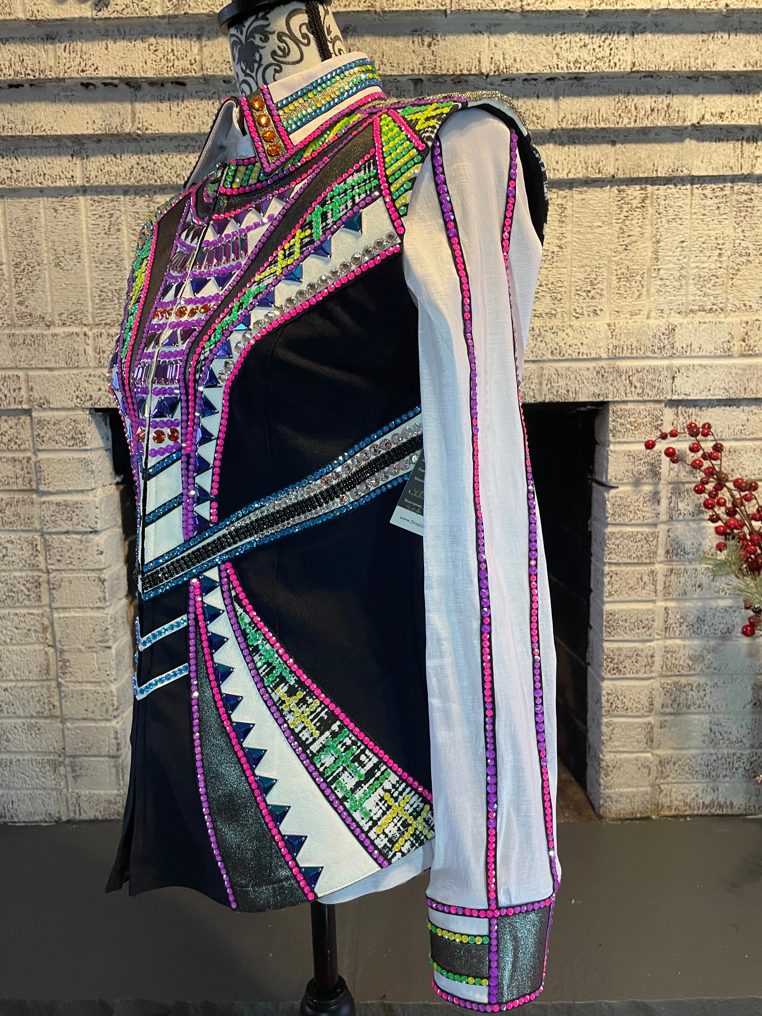 Medium Unbridled Couture vest set