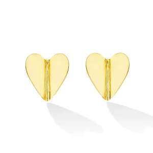 Medium Wings of Love Folded Studs