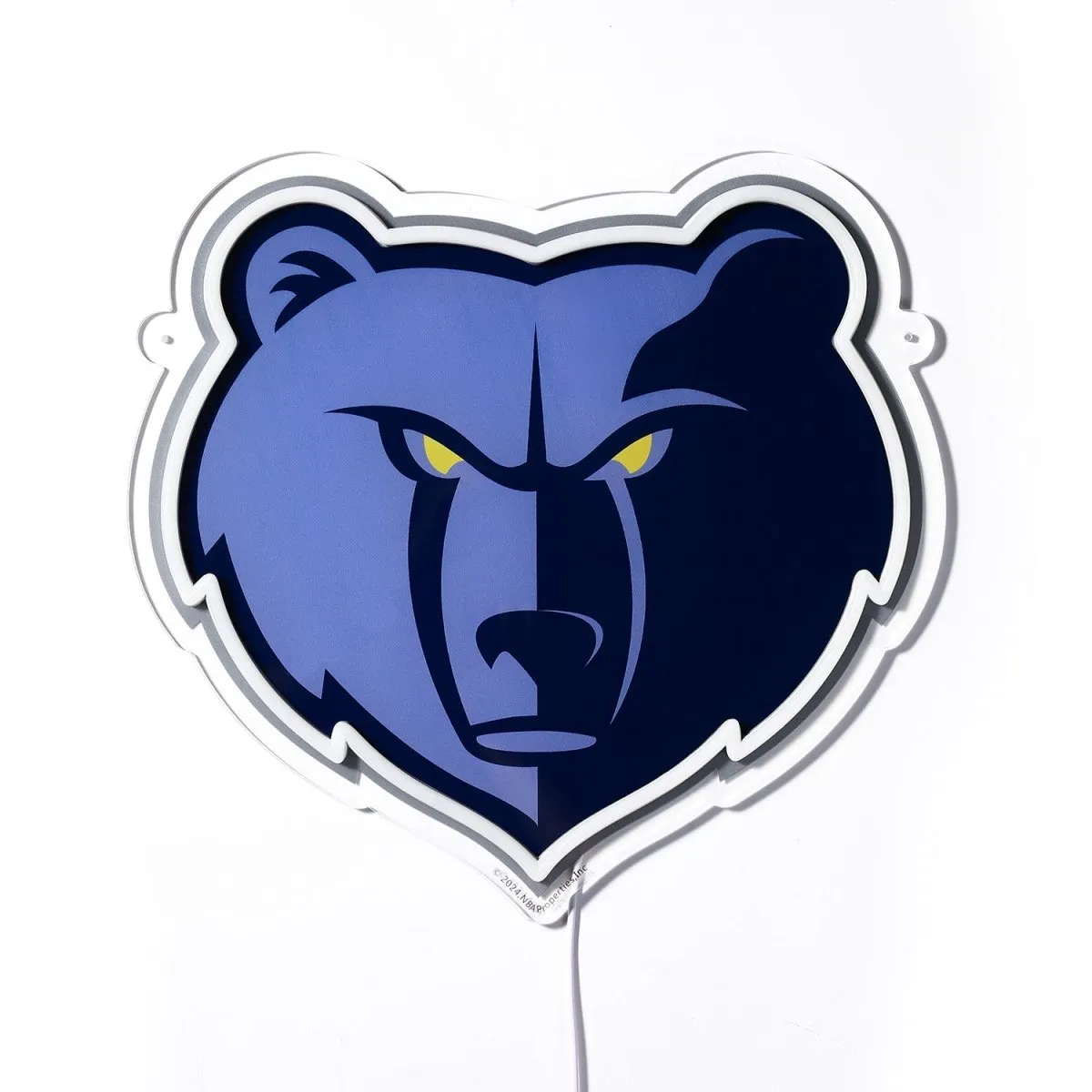 Memphis Grizzlies: Die-Cut LED Neon Sign