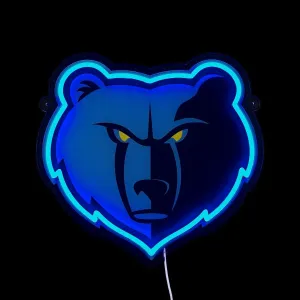 Memphis Grizzlies: Die-Cut LED Neon Sign