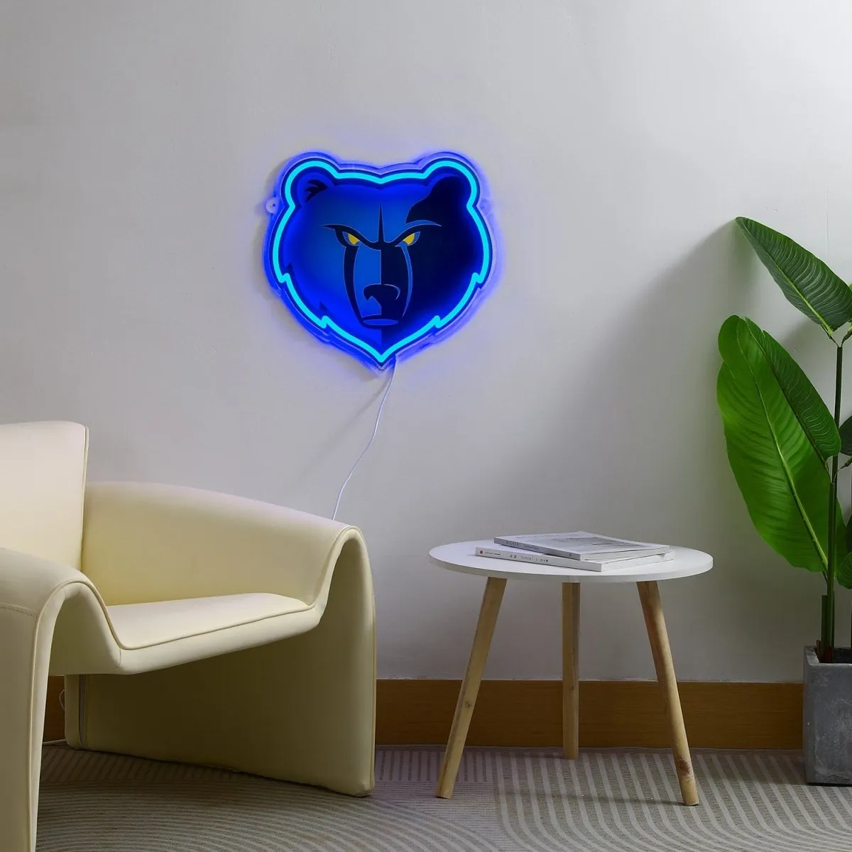 Memphis Grizzlies: Die-Cut LED Neon Sign