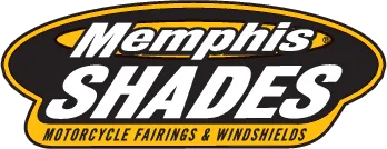 Memphis Shades MEP8431 Standard Windshield - 20in. - Gradient Black