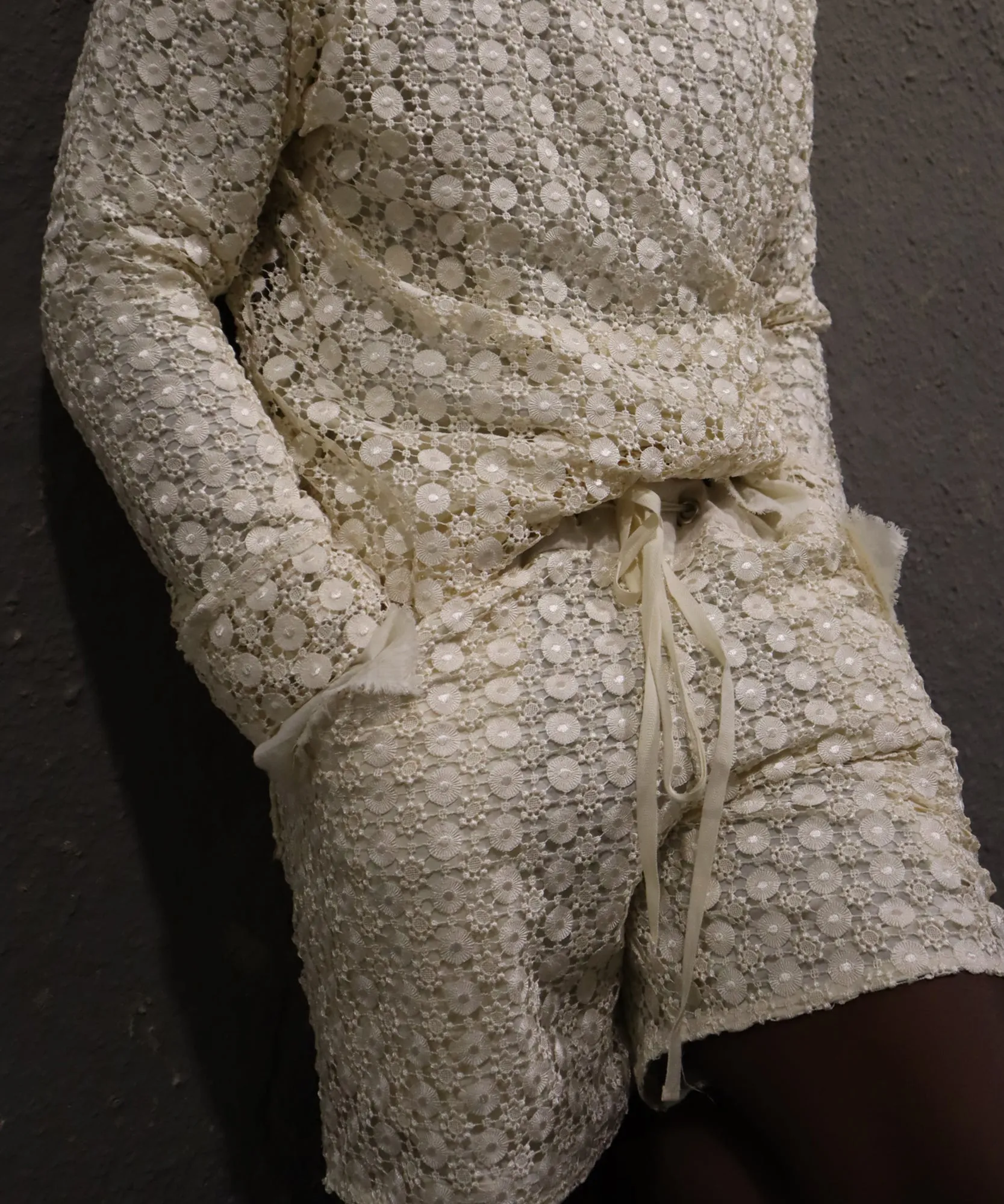MESH SHORTS, TAN