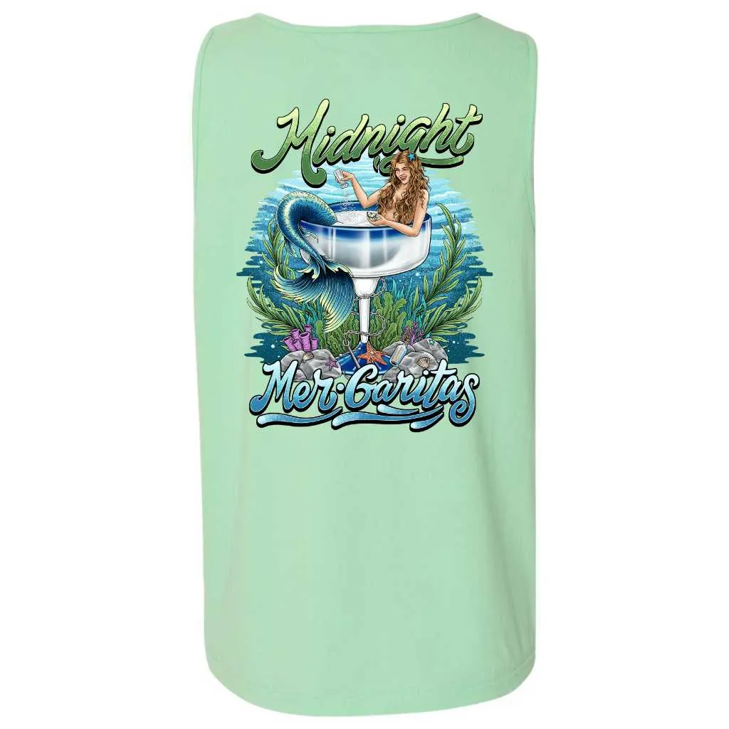 Midnight Mergarita Boyfriend Tank (Island Reef)