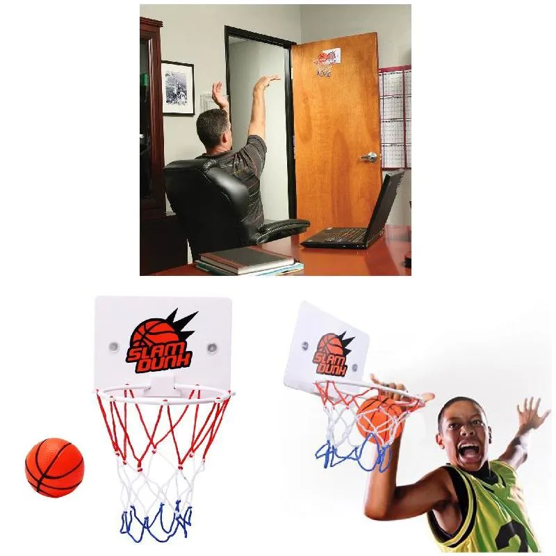 Mini Basketball Hoop Toys Suck Wall-Mounted Stand