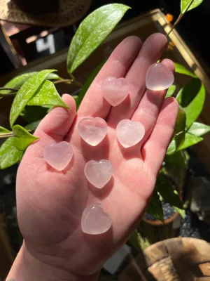 Mini Rose Quartz Heart