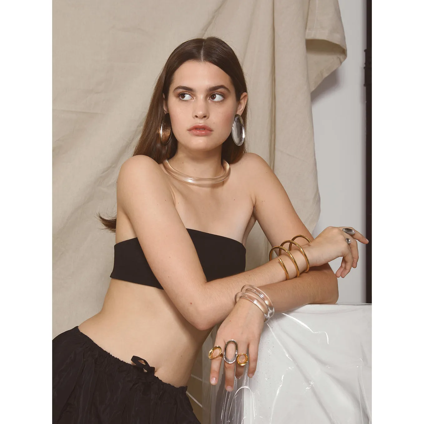Mirage Bangle in Gold