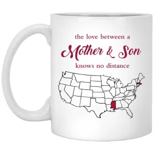 Mississippi Massachusetts The Love Between Mother And Son Mug